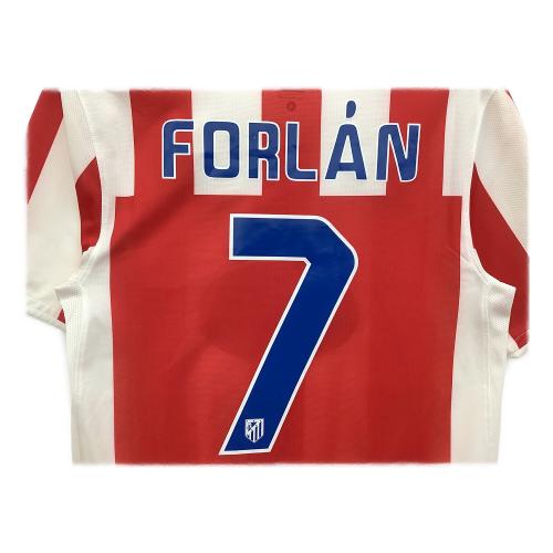 アトレチコマドリード サッカーユニフォーム 【7】ディエゴ・フォルラン 382190 10/11 ユニフォーム ホーム 半袖 SIZE S ホワイト×レッド