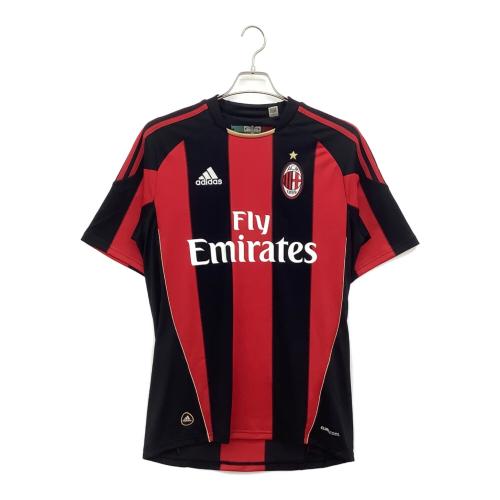 ACミラン (エーシーミラン) サッカーユニフォーム【21】アンドレア ピルロ P6288 10/11 ホーム SIZE S レッド×ブラック