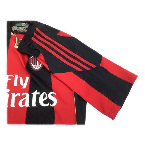 ACミラン (エーシーミラン) サッカーユニフォーム【21】アンドレア ピルロ P6288 10/11 ホーム SIZE S レッド×ブラック