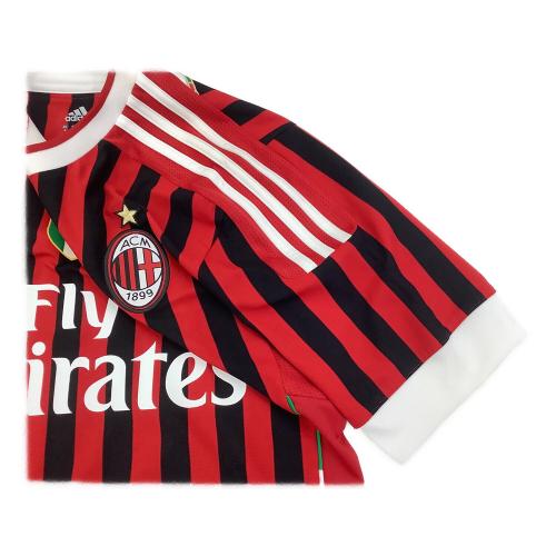 ACミラン (エーシーミラン) サッカーユニフォーム【7】アレシャンドレ パト V13457 2011/12 ホーム SIZE S レッド×ブラック