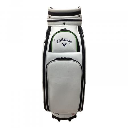 Callaway (キャロウェイ) キャディバッグ ホワイト×グリーン Tour25 JM