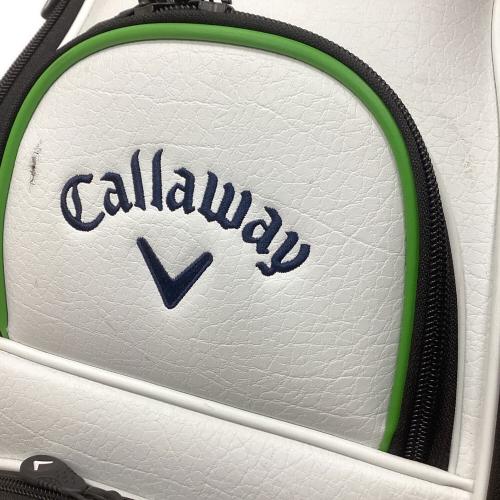 Callaway (キャロウェイ) キャディバッグ ホワイト×グリーン Tour25 JM