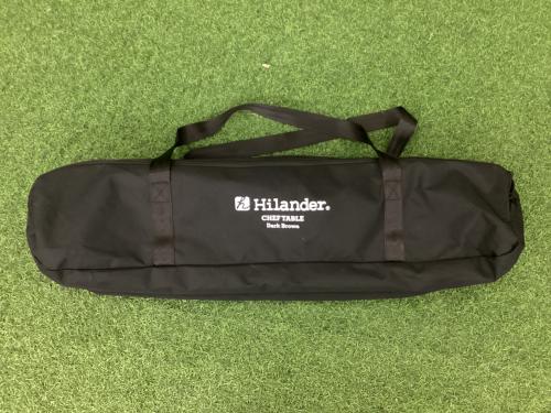 Hilander (ハイランダー) アウトドアテーブル ダークブラウン シェフテーブルライト