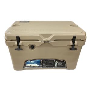 OUTPUT LIFE (アウトプットライフ) クーラーボックス 45QT ベージュ ROTO MOLDED COOLER