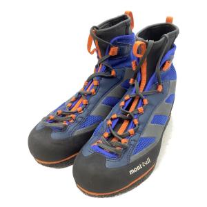 mont-bell (モンベル) サワートレッカー ハイカット(ハードソール) トレッキングシューズ 1125111 ユニセックス SIZE 24cm ブルー×ブラック