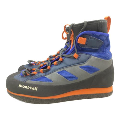mont-bell (モンベル) サワートレッカー ハイカット(ハードソール) トレッキングシューズ 1125111 ユニセックス SIZE 24cm ブルー×ブラック