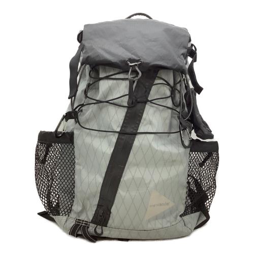 and wander (アンドワンダー) バックパック 574-3975089 グレー×ブラック X-Pac 30L Backpack　21-30L(日帰り)