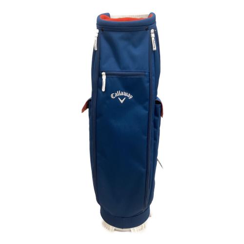 Callaway (キャロウェイ) キャディバッグ 4個口 9.5型 ネイビー×オレンジ ADVANCE NVY