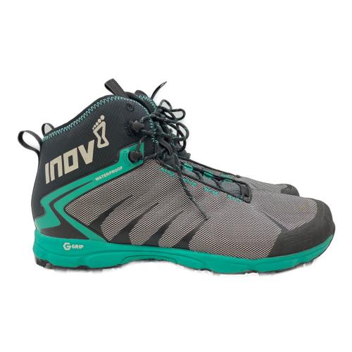 inov-8 (イノヴェイト) TERROC ミドルカット トレッキングシューズ メンズ 実寸27.5cm グレー×グリーン