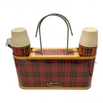 THERMOS (サーモス) アウトドア雑貨 ヴィンテージ レッド ランチセット car-snac