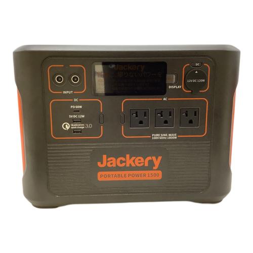 Jackery (ジャクリ) ポータブル電源 1500 ポータブル電源 PTB152 シガーソケット・solarsagaアダプター欠品