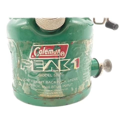 Coleman (コールマン) PEAK1 ガソリンシングルバーナー 576 カナダ製 ヴィンテージ