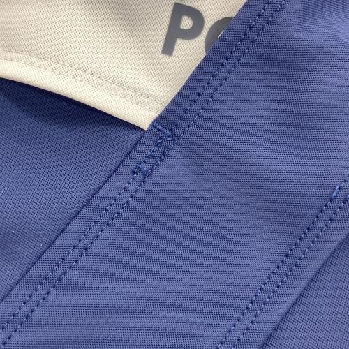 PGG (ピージージー) ポロシャツ ゴルフウェア(トップス) 055-6160341 Nyストレッチマイクロメッシュ半袖ポロシャツ 2025モデル レディース SIZE M ネイビー