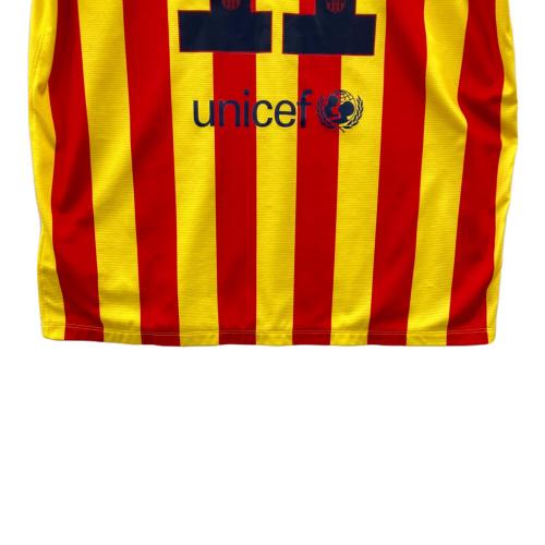 FCバルセロナ (エフシーバルセロナ) サッカーユニフォーム 【11】 レプリカ メンズ SIZE XL イエロー