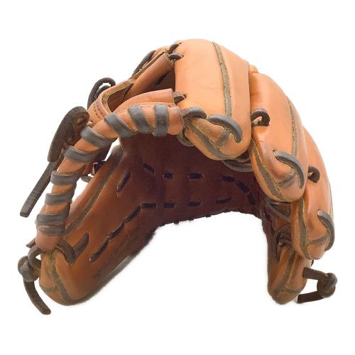 MIZUNO (ミズノ) ミズノプロ 硬式グローブ 内野用 旧ロゴ オレンジ