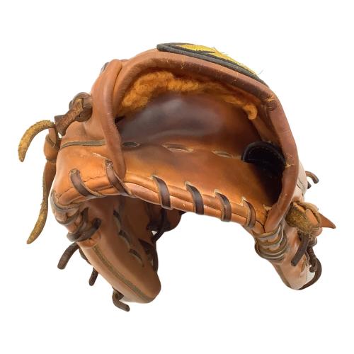 MIZUNO (ミズノ) ミズノプロ 硬式グローブ 内野用 旧ロゴ オレンジ