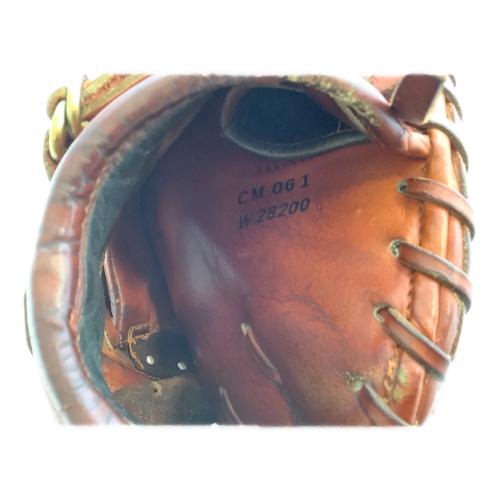 MIZUNO (ミズノ) ミズノプロ 硬式グローブ キャッチャーミット 旧ロゴ オレンジ