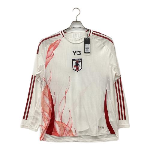 日本代表 (ニホンダイヒョウ) サッカーユニフォーム KA7428 オーセンティック 2024年 アウェイ 長袖 メンズ SIZE 3XL ホワイト