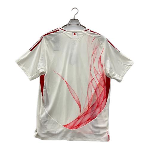 日本代表 (ニホンダイヒョウ) サッカーユニフォーム オーセンティック 2024年 アウェイ メンズ SIZE 6XL ホワイト
