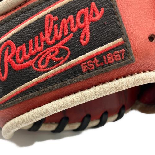 RAWLINGS (ローリングス) HOH Wizard 軟式グローブ GR2FHCCK4MG レッド×ブラック