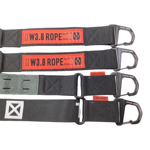NULL PIXEL (ヌルピクセル) ロープ 2本セット 約150cm-505cm W3.8 ROPE