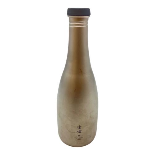 Snow peak (スノーピーク) アウトドア雑貨 チタン 雪峰 酒筒