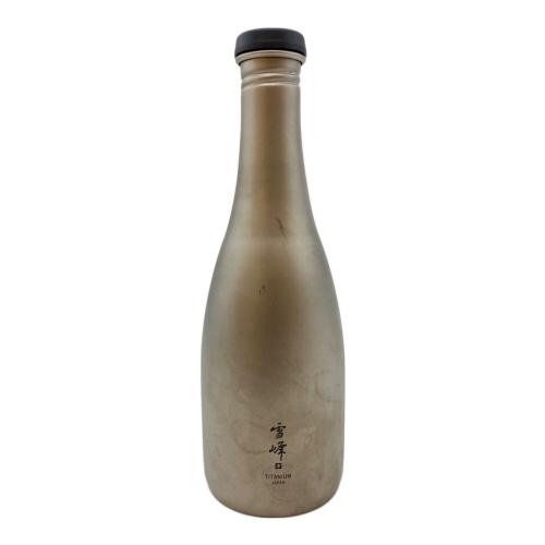 Snow peak (スノーピーク) アウトドア雑貨 チタン 雪峰 酒筒