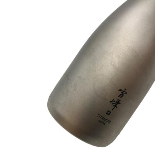 Snow peak (スノーピーク) アウトドア雑貨 チタン 雪峰 酒筒