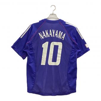 日本代表 (ニホンダイヒョウ) サッカーユニフォーム JD1005【10】中山雅史 2002日韓W杯 メンズ SIZE XO ブラック