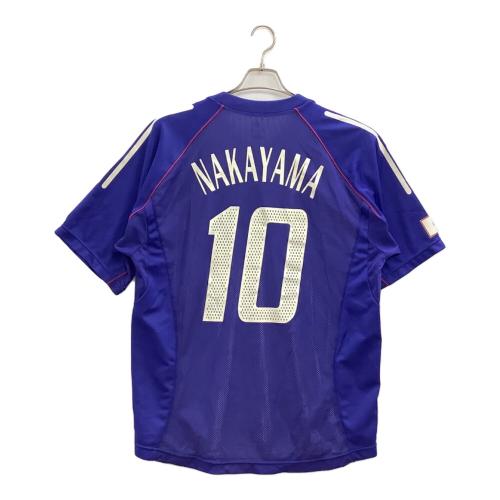 日本代表 (ニホンダイヒョウ) サッカーユニフォーム JD1005【10】中山雅史 2002日韓W杯 メンズ SIZE XO ブラック