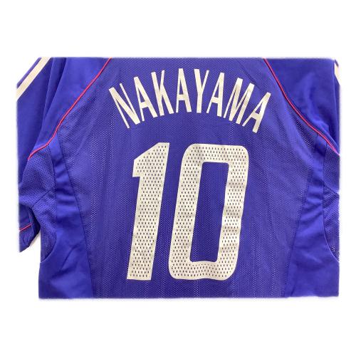 日本代表 (ニホンダイヒョウ) サッカーユニフォーム JD1005【10】中山雅史 2002日韓W杯 メンズ SIZE XO ブラック