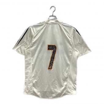 レアル・マドリード サッカーユニフォーム 【7】2004/05ホーム メンズ SIZE O(XL相当) ホワイト