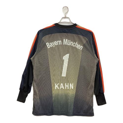 バイエルン・ミュンヘン サッカーユニフォーム 【1】オリバー・カーン 2003/04シーズン メンズ SIZE O(XL相当) ネイビー×イエロー