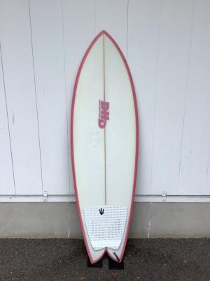DHD (ダレンハンドレー・サーフボード) MINI TWIN ショートボード ピンク×ホワイト