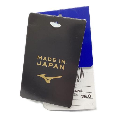 MIZUNO (ミズノ) サッカースパイク P1GA233009 モレリアネオIV JAPAN メンズ SIZE 26cm ホワイト×ブラック
