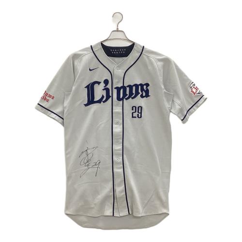 埼玉西武ライオンズ (サイタマセイブライオンズ) 応援グッズ 2009年シーズン 選手実使用 SIZE グレー　【29】三井浩二