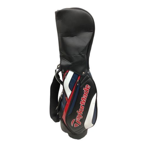 TaylorMade (テーラーメイド) キャディバッグ ブラック×レッド×ネイビー ブラック