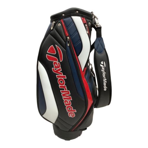 TaylorMade (テーラーメイド) キャディバッグ ブラック×レッド×ネイビー ブラック