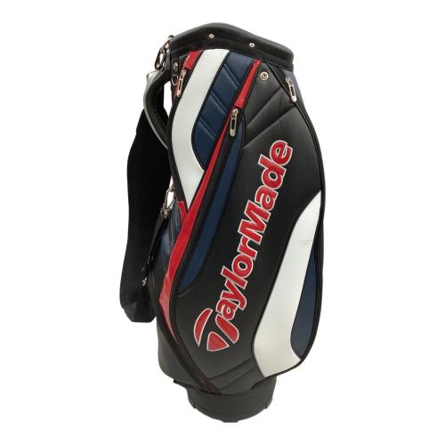 TaylorMade (テーラーメイド) キャディバッグ ブラック×レッド×ネイビー ブラック