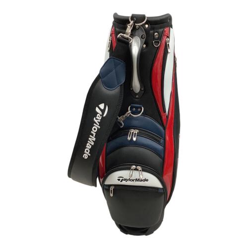 TaylorMade (テーラーメイド) キャディバッグ ブラック×レッド×ネイビー ブラック