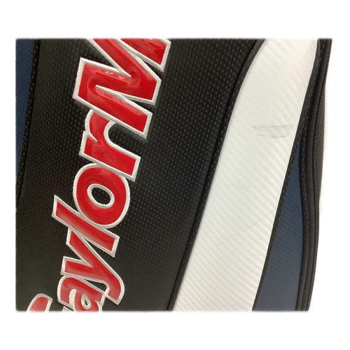 TaylorMade (テーラーメイド) キャディバッグ ブラック×レッド×ネイビー ブラック