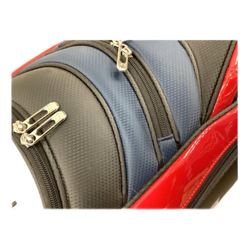 TaylorMade (テーラーメイド) キャディバッグ ブラック×レッド×ネイビー ブラック
