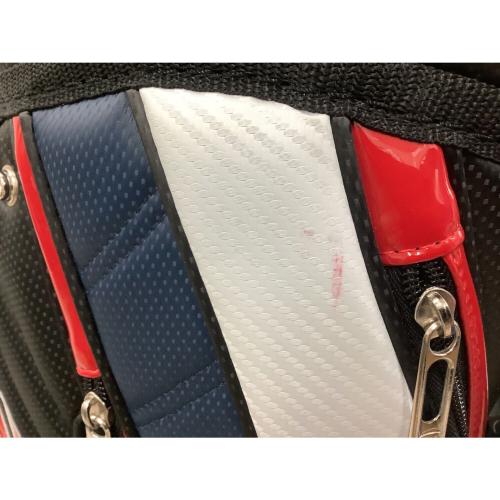 TaylorMade (テーラーメイド) キャディバッグ ブラック×レッド×ネイビー ブラック