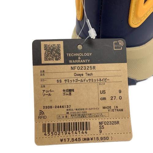 THE NORTH FACE オキシーテック トレッキングシューズ NF02325R 27cm サミットゴールド×ネイビー