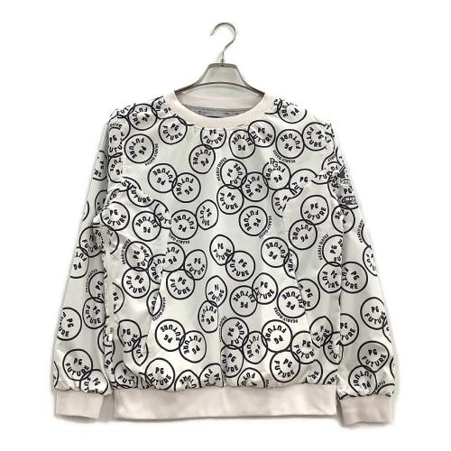 PEARLY GATES (パーリーゲイツ) サイドジップ ゴルフウェア(トップス) 055-2121104 レディース SIZE L ホワイト