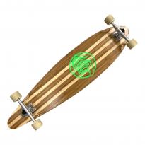 WHITE WAVE LONGBOARDE スケートボード ベージュ