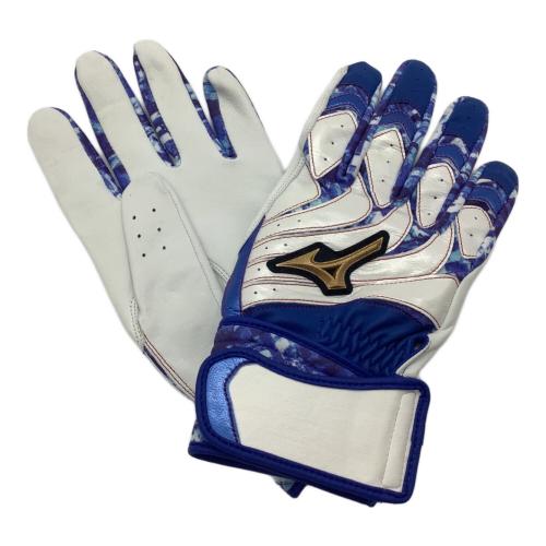 MIZUNO (ミズノ) モーションアークライン バッティンググローブ 1EJEA55801 ブルー×ホワイト