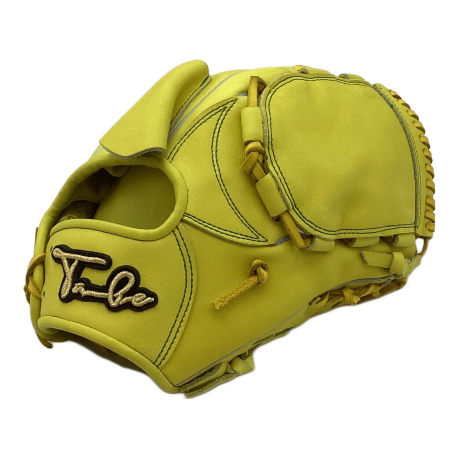 Take Glove (テイクグローブ) 硬式グローブ ケース付 約29cm イエロー