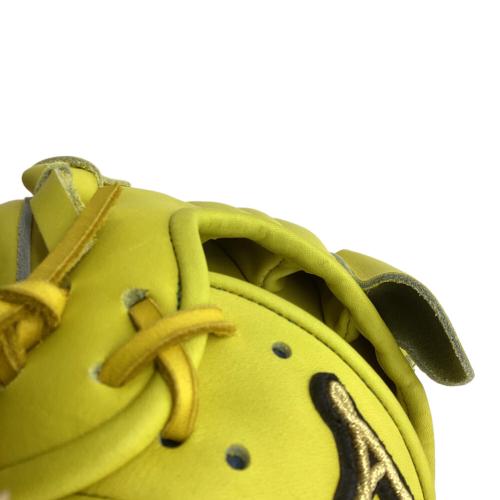 Take Glove (テイクグローブ) 硬式グローブ ケース付 約29cm イエロー