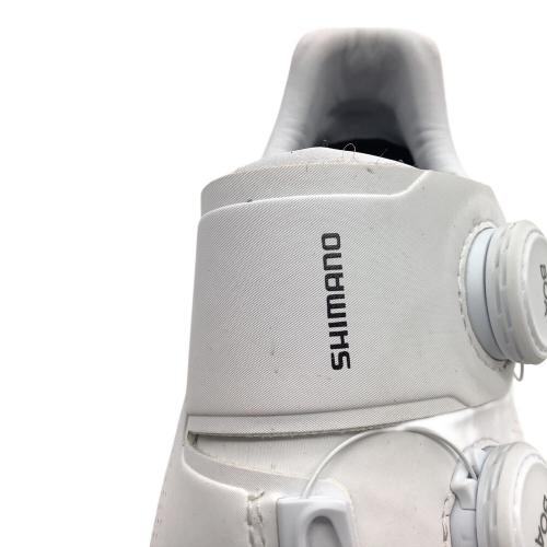 SHIMANO　ロードコンペティションレベルシューズ サイクルシューズ SH-RC703 ワイド ホワイト 25.8cm